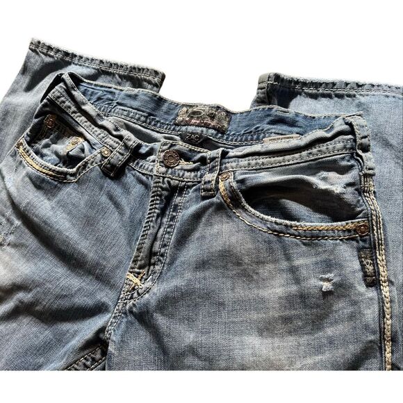 Mens Silver Zac Jeans - W34 L30 - 100% Cotton - Picture 2 of 15
